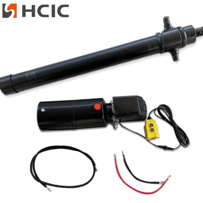 4TG-E90-1000 Trailer zilindro hidraulikoa + pertsonalizatutako potentzia-unitate konbinazioa