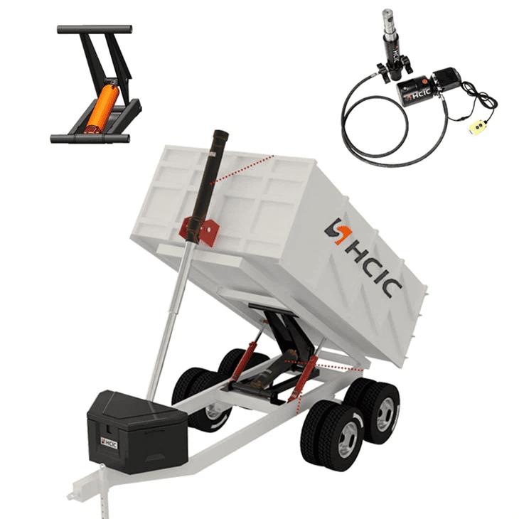 Tona handiak HSG Presio handiko olio hidrauliko zilindroa Zabortegiko atoirako